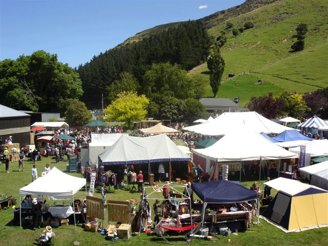 Tents at Manderley Home and Garden Festival